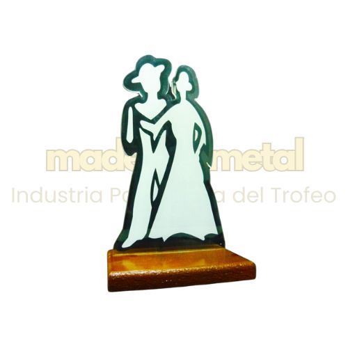 Imagen de Trofeo acrílico baile -  M1.5502